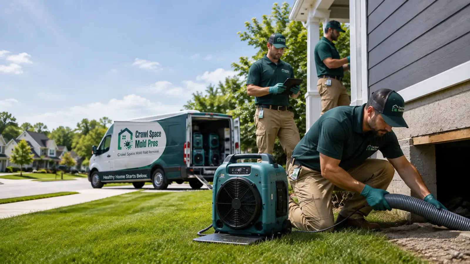 Crawl Space Mold Removal in Alledonia, OH